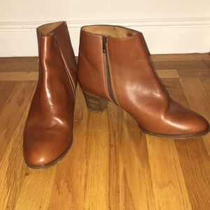 J Crew Brown Booties